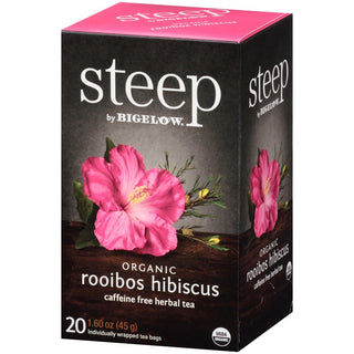 Bigelow Rooibos Hibiscus Herbal Tea Bag - 1.6 oz - 20 Teabag - 20 / Box
