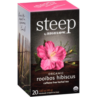 Bigelow Rooibos Hibiscus Herbal Tea Bag - 1.6 oz - 20 Teabag - 20 / Box