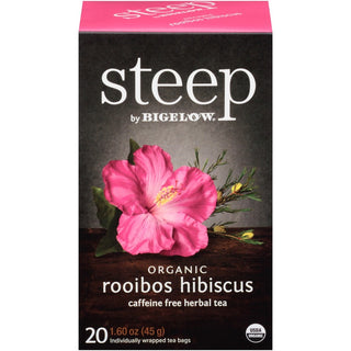 Bigelow Rooibos Hibiscus Herbal Tea Bag - 1.6 oz - 20 Teabag - 20 / Box