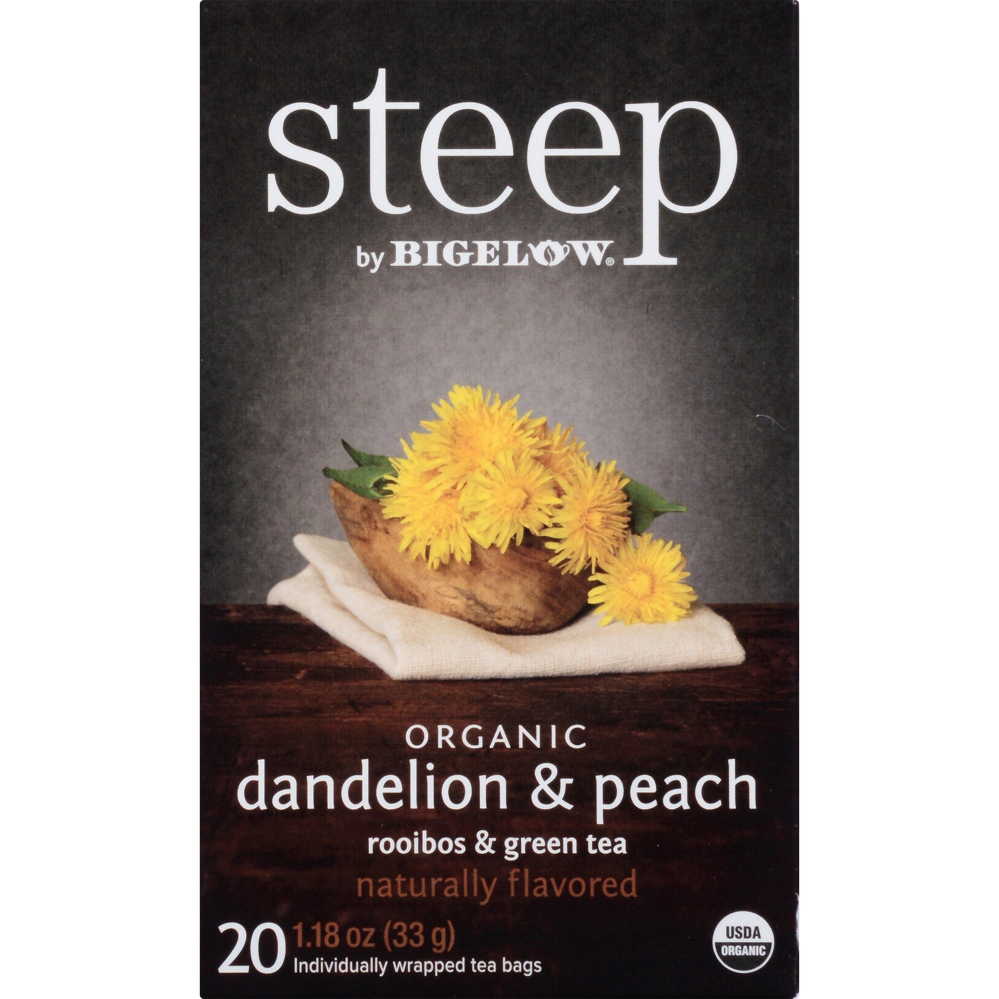 bigelow-organic-dandelion-&-peach-rooibos-&-green-tea-herbal-tea-green-tea-bag-12-oz-20-teabag-20-box_btc17715 - 3