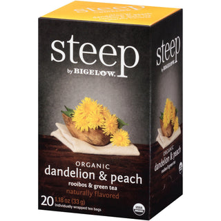 bigelow-organic-dandelion-&-peach-rooibos-&-green-tea-herbal-tea-green-tea-bag-12-oz-20-teabag-20-box_btc17715 - 4