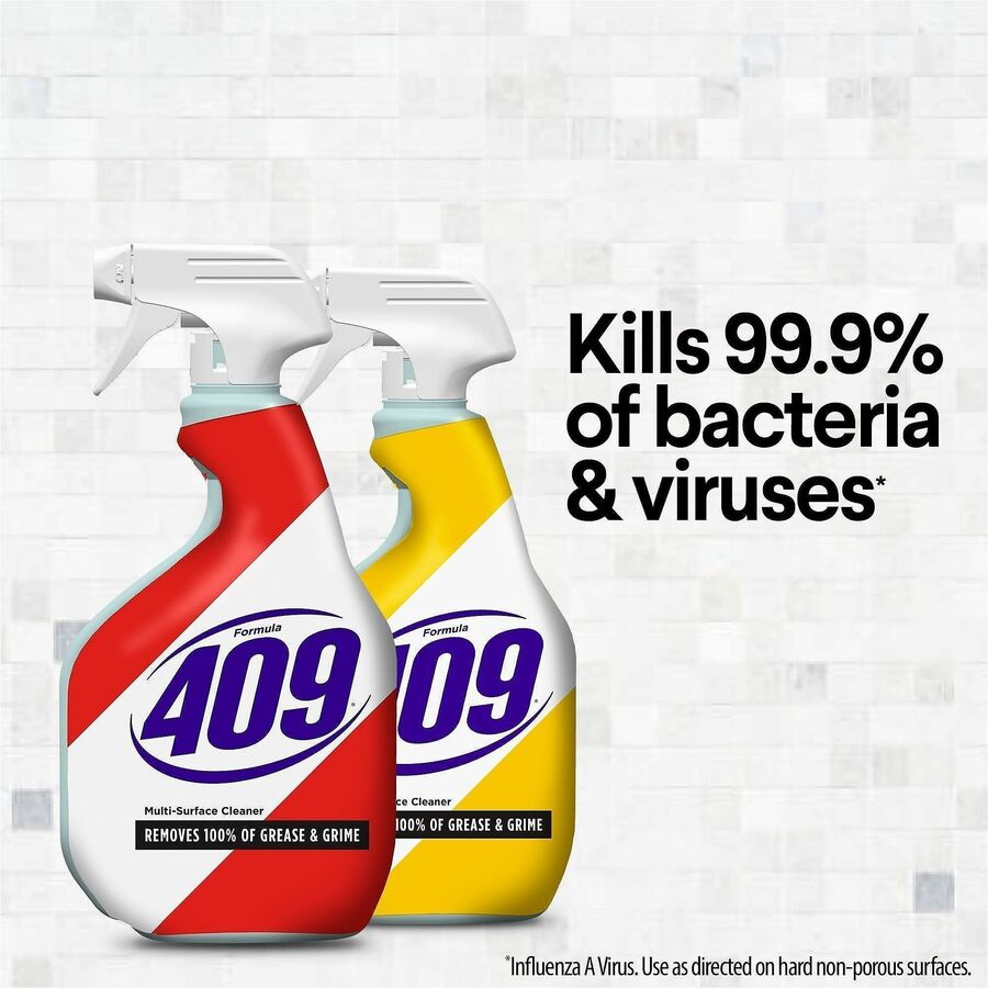 Formula 409 Multi-Surface Cleaner - 32 fl oz (1 quart) - Original Scent - 1 Each - Anti-bacterial, Deodorize, Disinfectant - White, Red