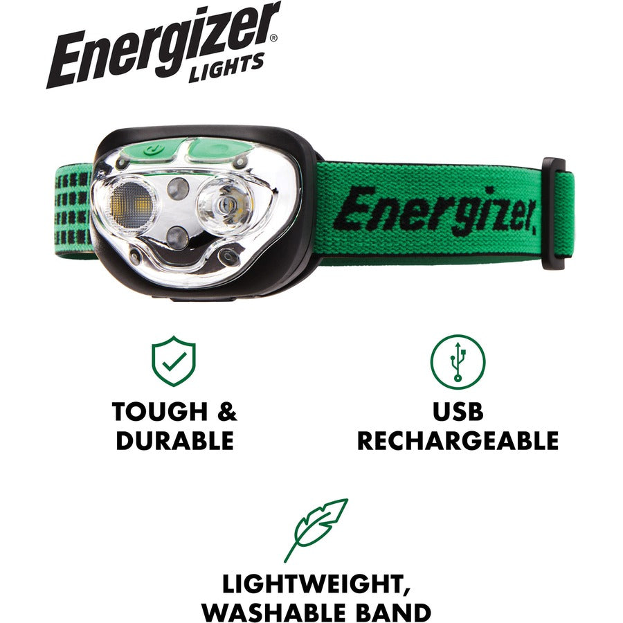 energizer-vision-ultra-hd-rechargeable-headlamp-includes-usb-charging-cable-led-400-lm-lumen-battery-rechargeable-battery-usb-water-resistant-drop-resistant-green_eveenhdfrlp - 3