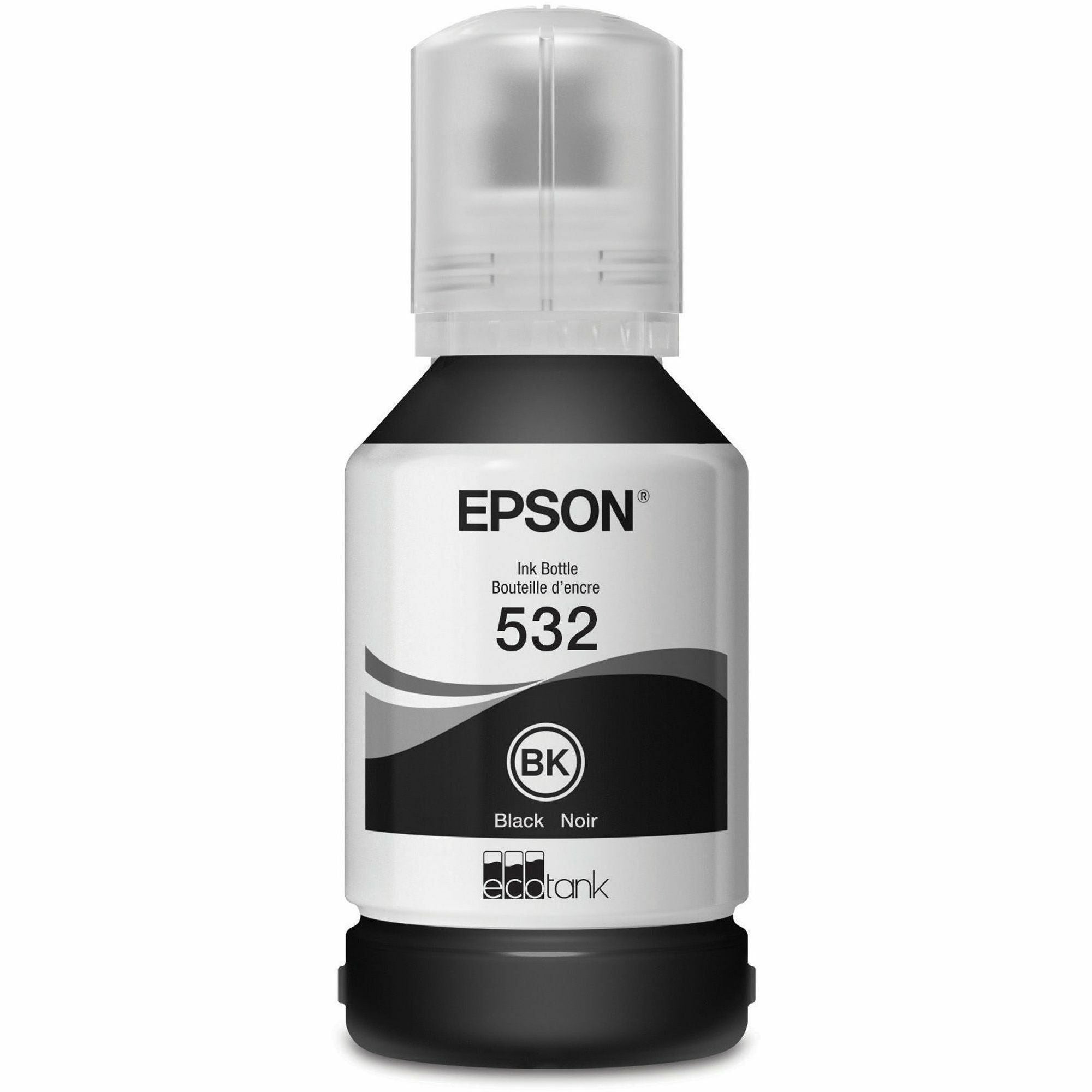 Epson T532 Ink Bottle - Inkjet - Black - 6000 Pages - 120 mL - Extra High Yield - 1 Pack - 1