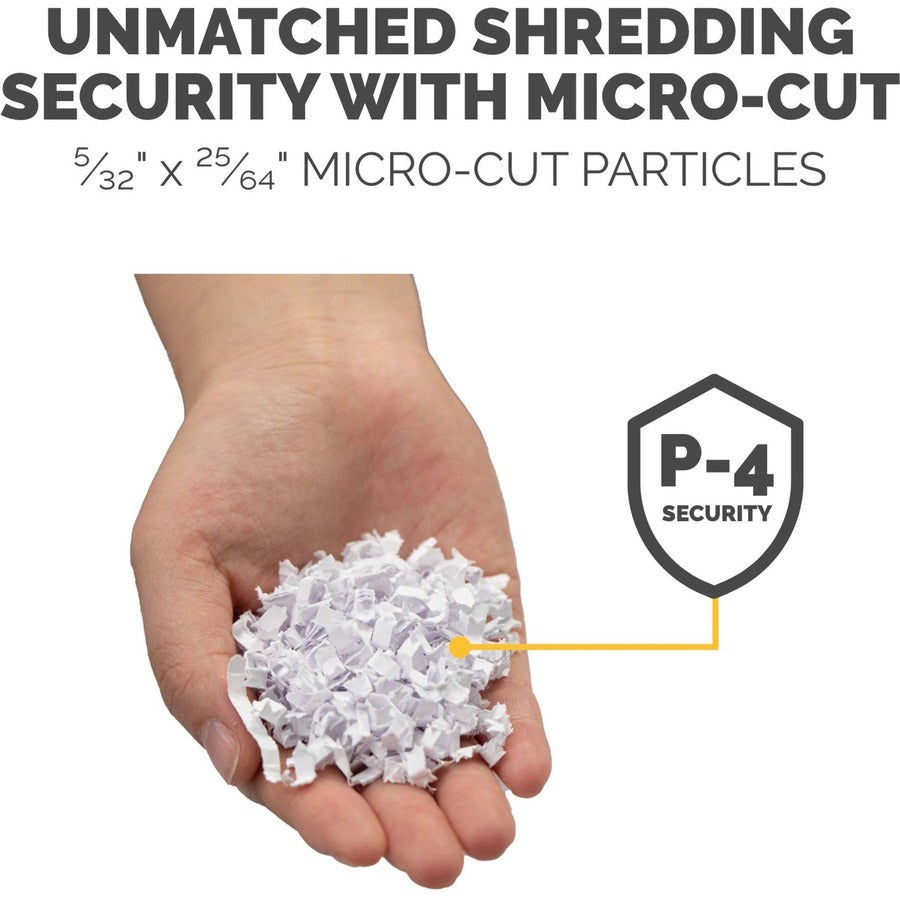 AutoMax 100M Auto Feed Micro-Cut Shredder, 100 Auto/10 Manual Sheet Capacity
