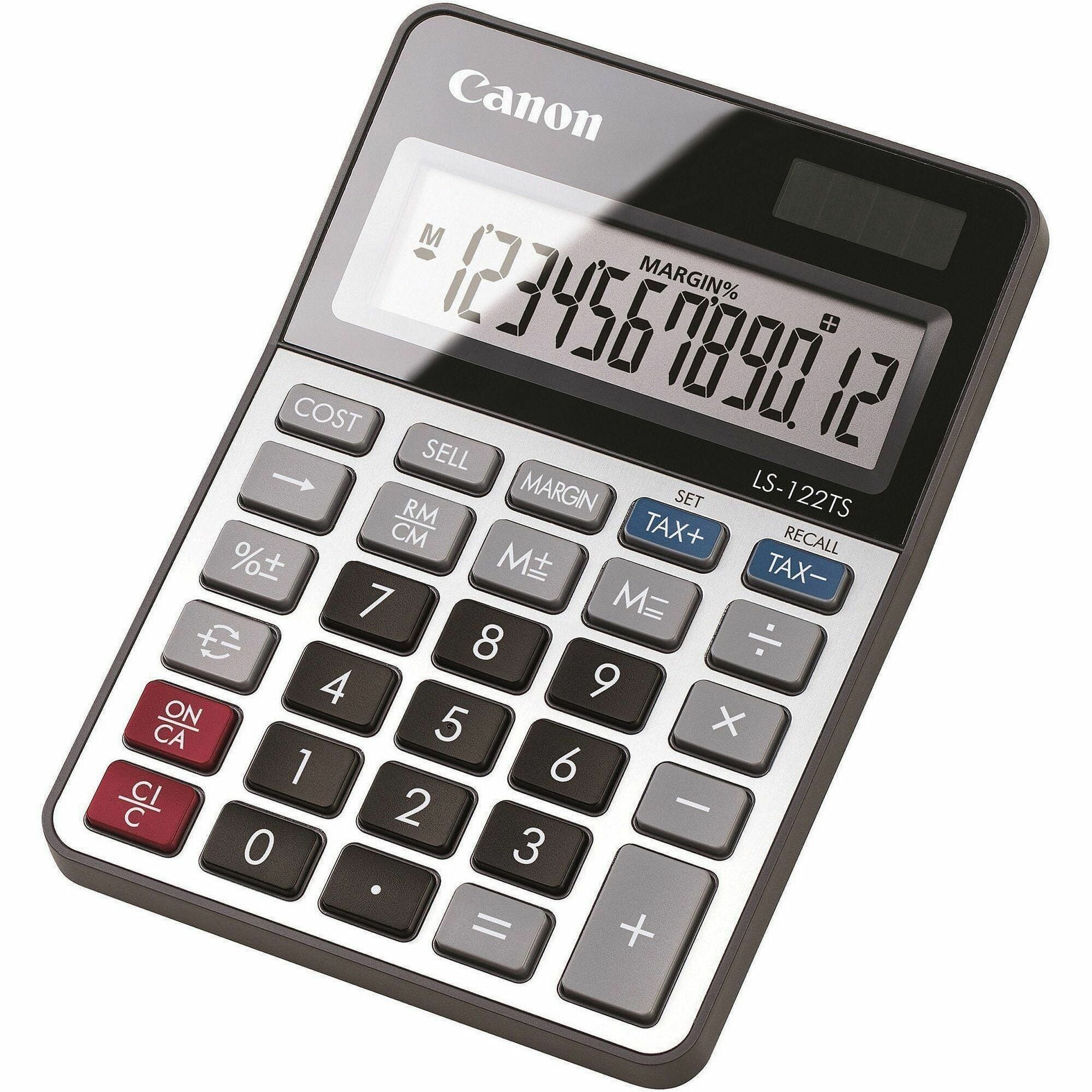 LS-122TS Desktop Calculator, 12-Digit LCD