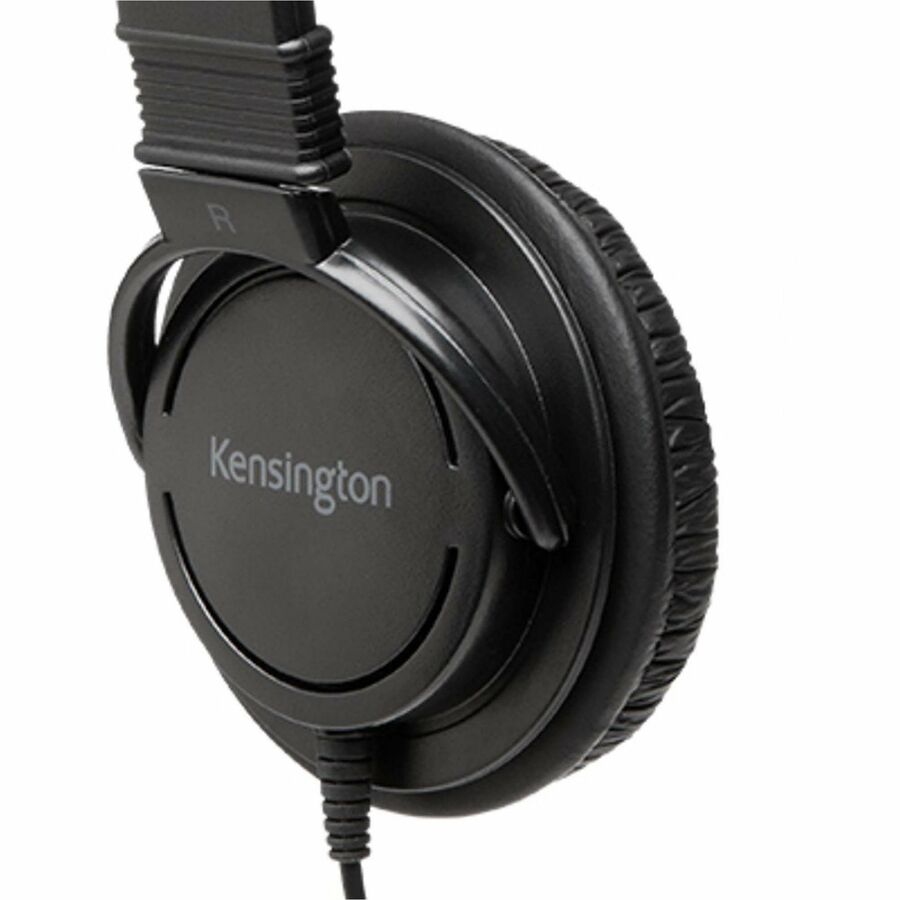 Hi-Fi Headphones, 6 ft Cord, Black