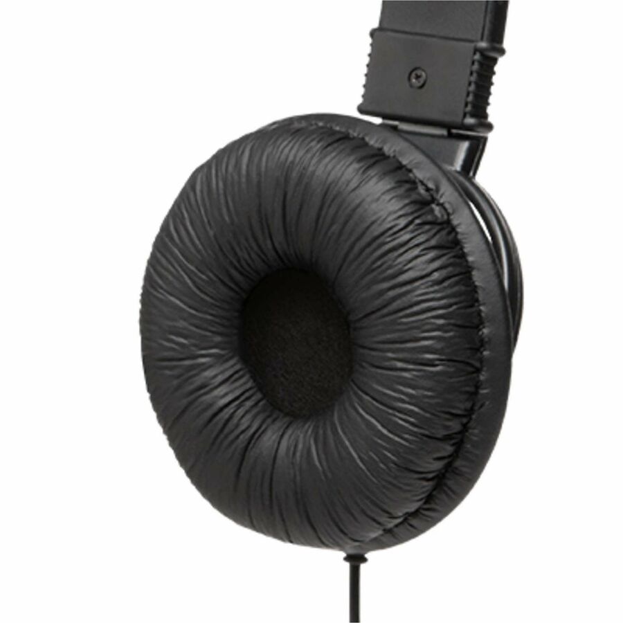 Hi-Fi Headphones, 6 ft Cord, Black