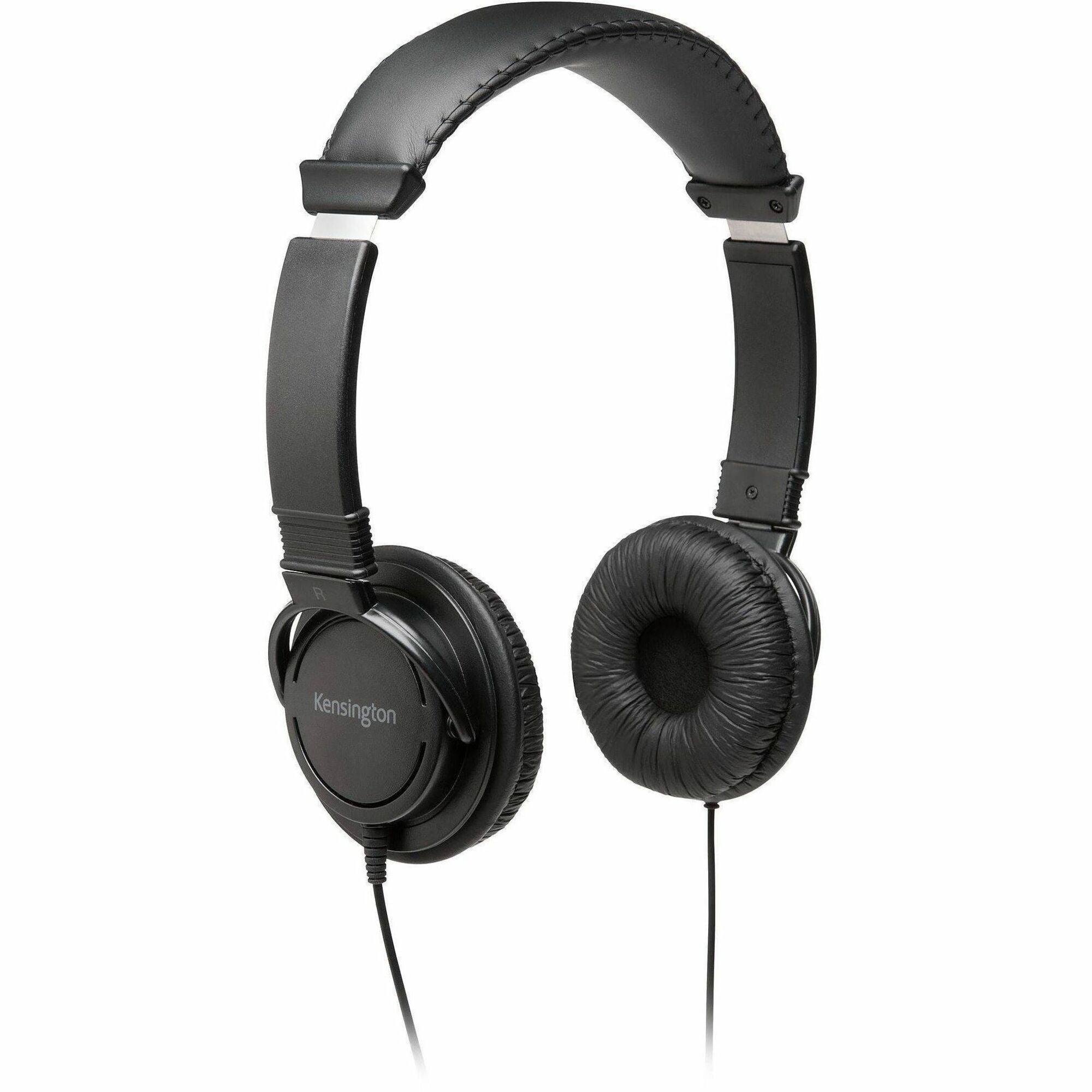 Hi-Fi Headphones, 6 ft Cord, Black