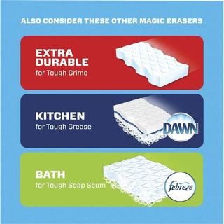 Mr. Clean Magic Eraser Pads - For Multipurpose - 36 / Carton - Sturdy - White