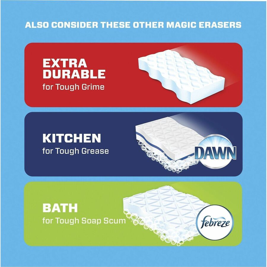 Mr. Clean Magic Eraser Pads - For Multipurpose - 36 / Carton - Sturdy - White