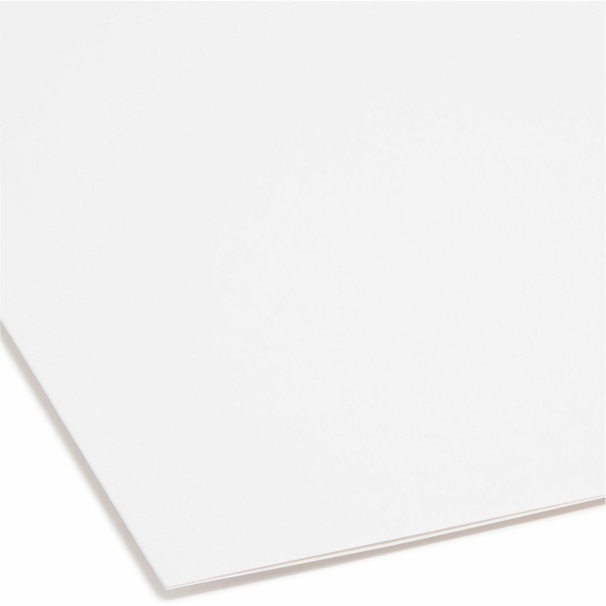 smead-1-3-tab-cut-letter-recycled-fastener-folder-8-1-2-x-11-3-4-expansion-2-x-prong-k-style-fasteners-2-fastener-capacity-assorted-position-tab-position-white-10%-recycled-50-box_smd12840 - 2