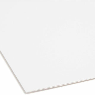 Smead 1/3 Tab Cut Letter Recycled Fastener Folder - 8 1/2" x 11" - 3/4" Expansion - 2 x Prong K Style Fastener(s) - 2" Fastener Capacity - Assorted Position Tab Position - White - 10% Recycled - 50 / Box