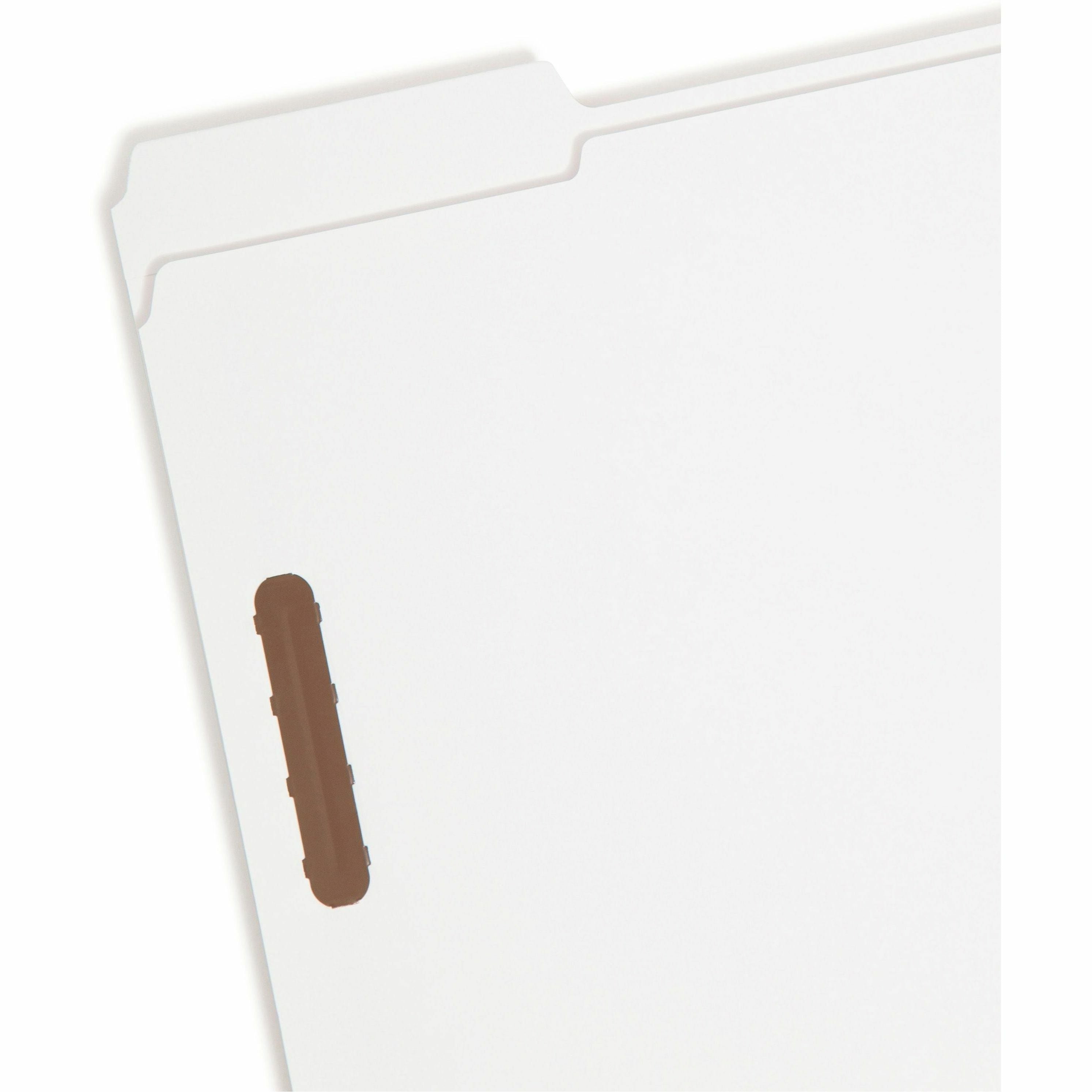 smead-1-3-tab-cut-letter-recycled-fastener-folder-8-1-2-x-11-3-4-expansion-2-x-prong-k-style-fasteners-2-fastener-capacity-assorted-position-tab-position-white-10%-recycled-50-box_smd12840 - 3