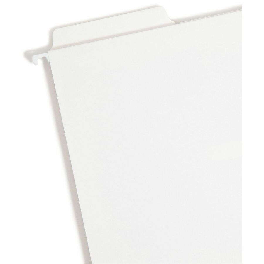 FasTab Hanging Folders, Letter Size, 1/3-Cut Tabs, White, 20/Box