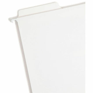 FasTab Hanging Folders, Letter Size, 1/3-Cut Tabs, White, 20/Box