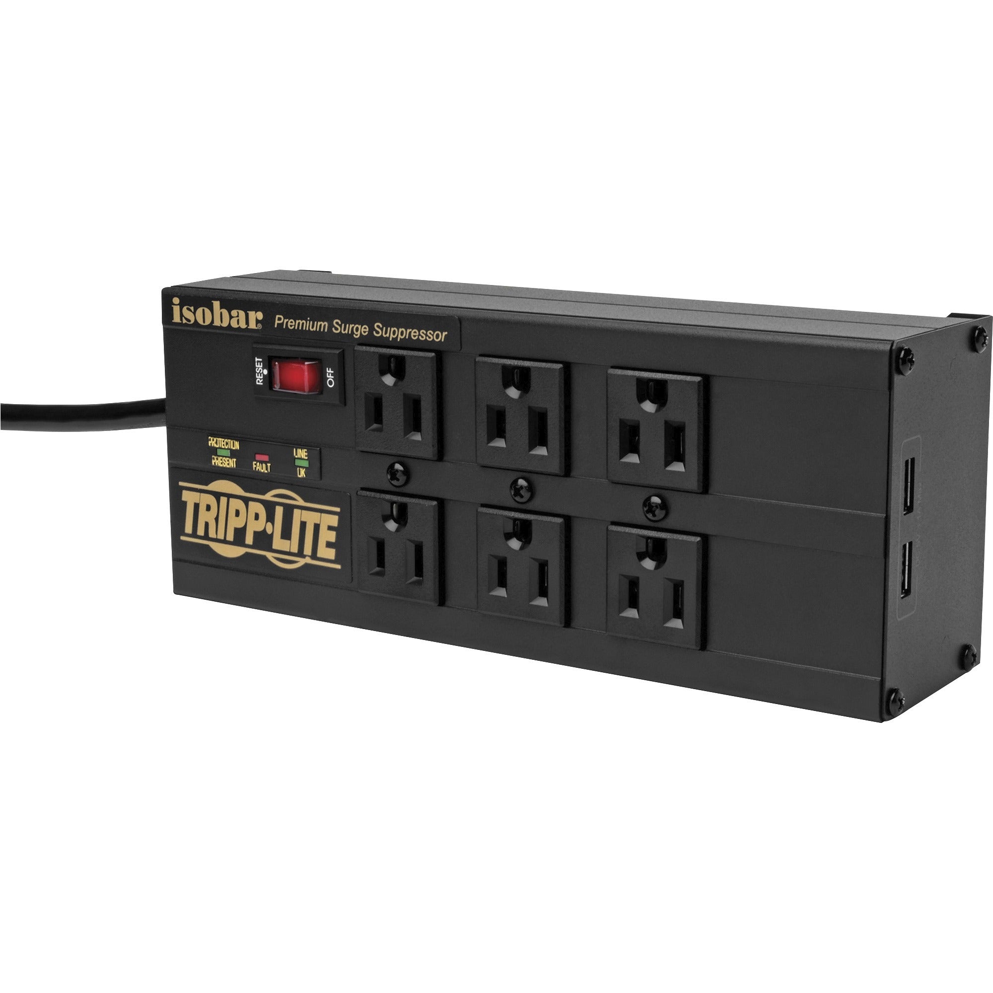 tripp-lite-by-eaton-6-outlet-surge-suppressor-protector-6-x-nema-5-15r-2-x-usb-3840-j_trpibar6ultraus - 1