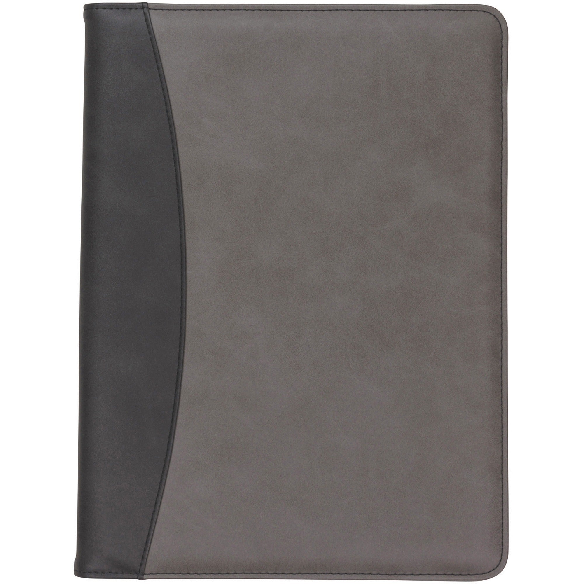 Samsill 71650 Pad Folio - Black, Gray - 1 Each - 2