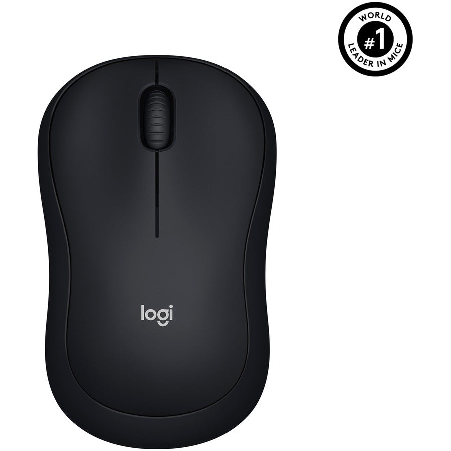 Logitech M185 Wireless Mouse - Optical - Wireless - Radio Frequency - 2.40 GHz - Gray - 1 Pack - USB - 1000 dpi - Scroll Wheel - 3 Button(s) - Symmetrical