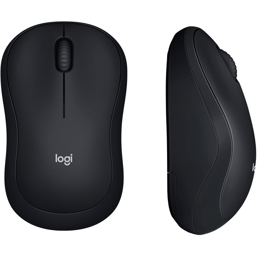 Logitech M185 Wireless Mouse - Optical - Wireless - Radio Frequency - 2.40 GHz - Gray - 1 Pack - USB - 1000 dpi - Scroll Wheel - 3 Button(s) - Symmetrical
