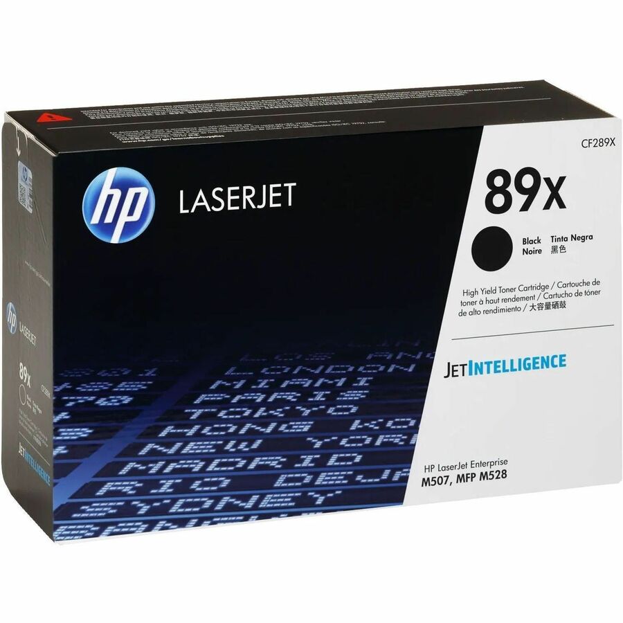 HP 89X (CF289X) Original High Yield Laser Toner Cartridge - Black - 1 Each - 10000 Pages