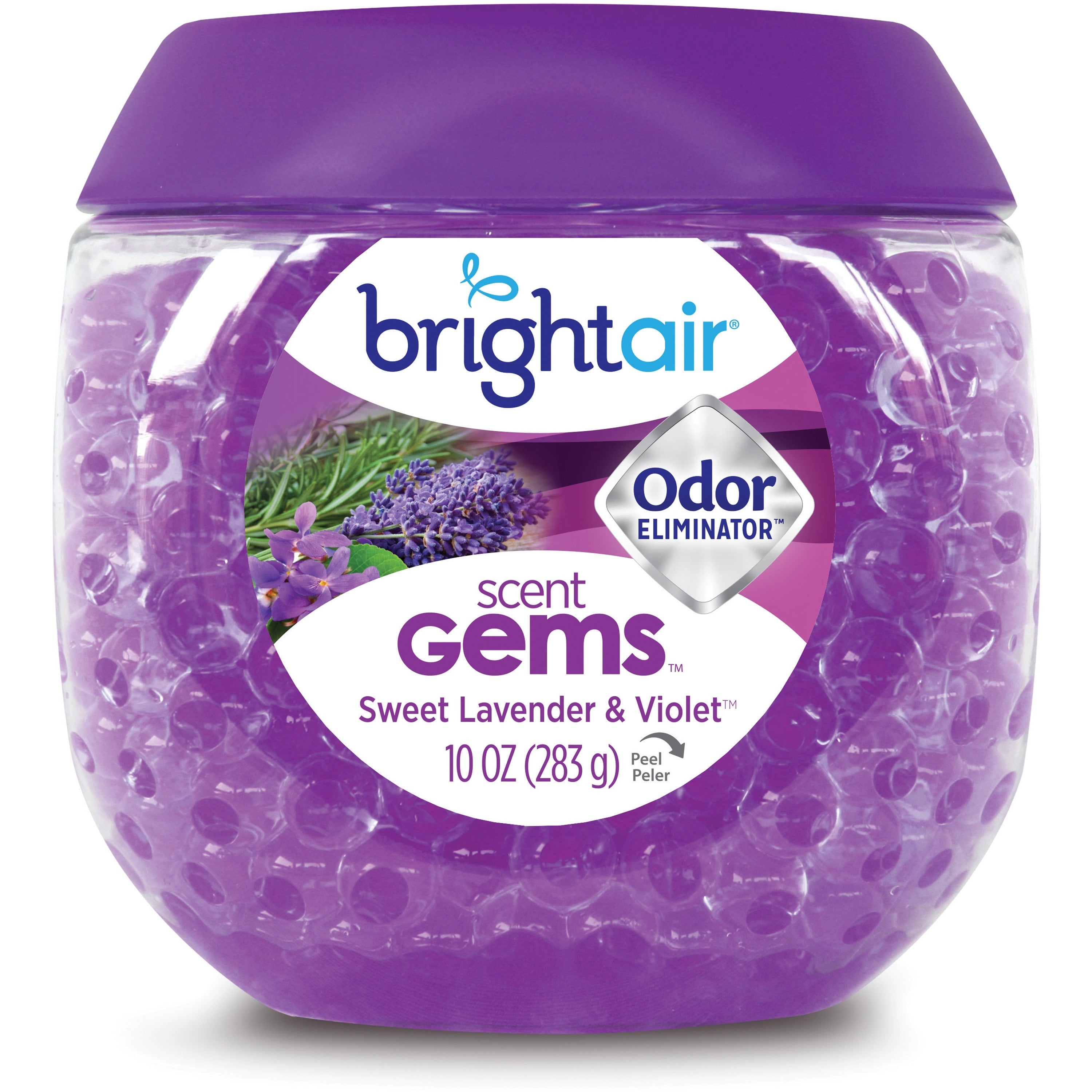 Scent Gems Odor Eliminator, Sweet Lavender and Violet, 10 oz Jar