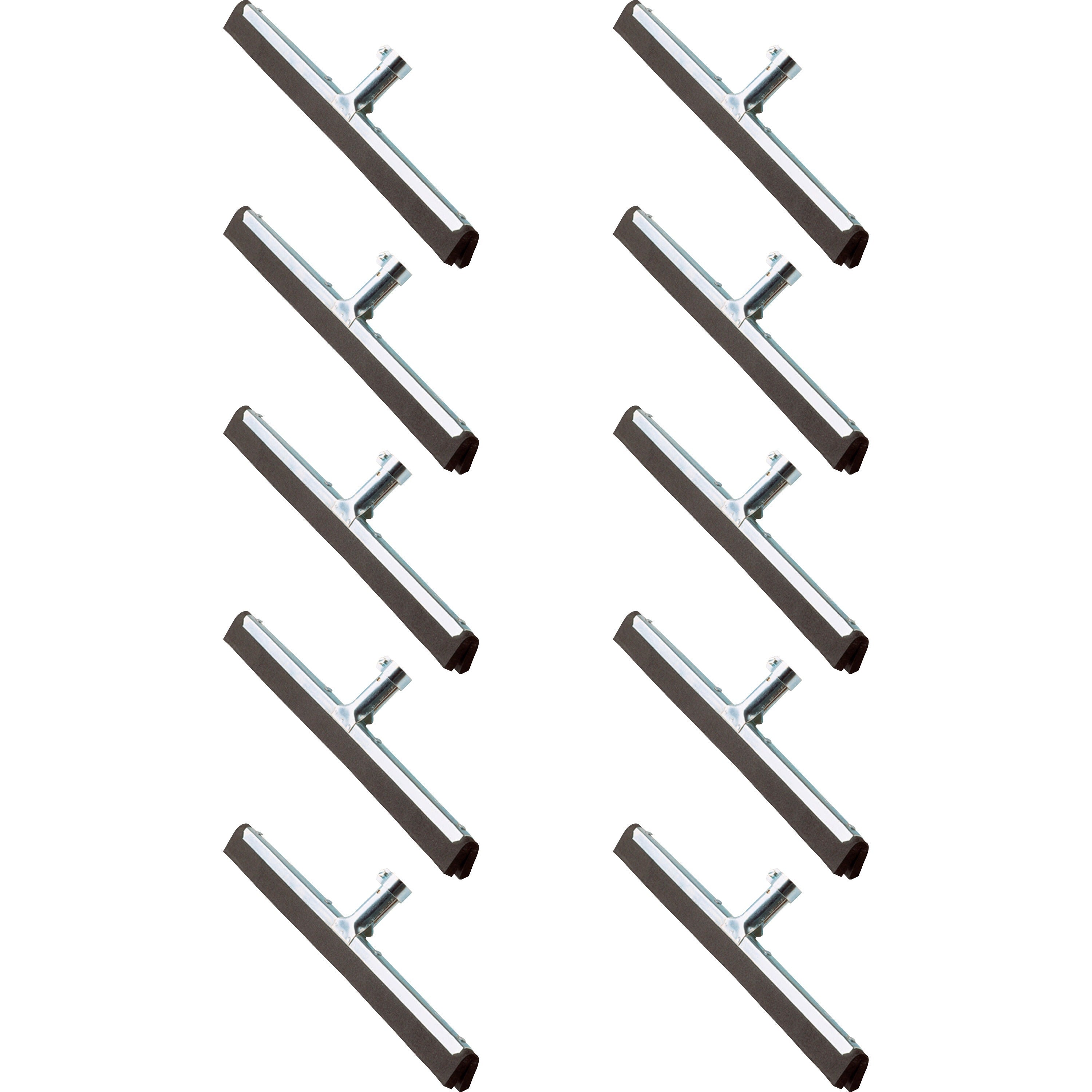 ettore-wipe-n-dry-floor-squeegee-22-rubber-blade-13-height-x-22-width-x-4-length-durable-rust-resistant-long-lasting-steel-gray-10-carton_eto1636ct - 1
