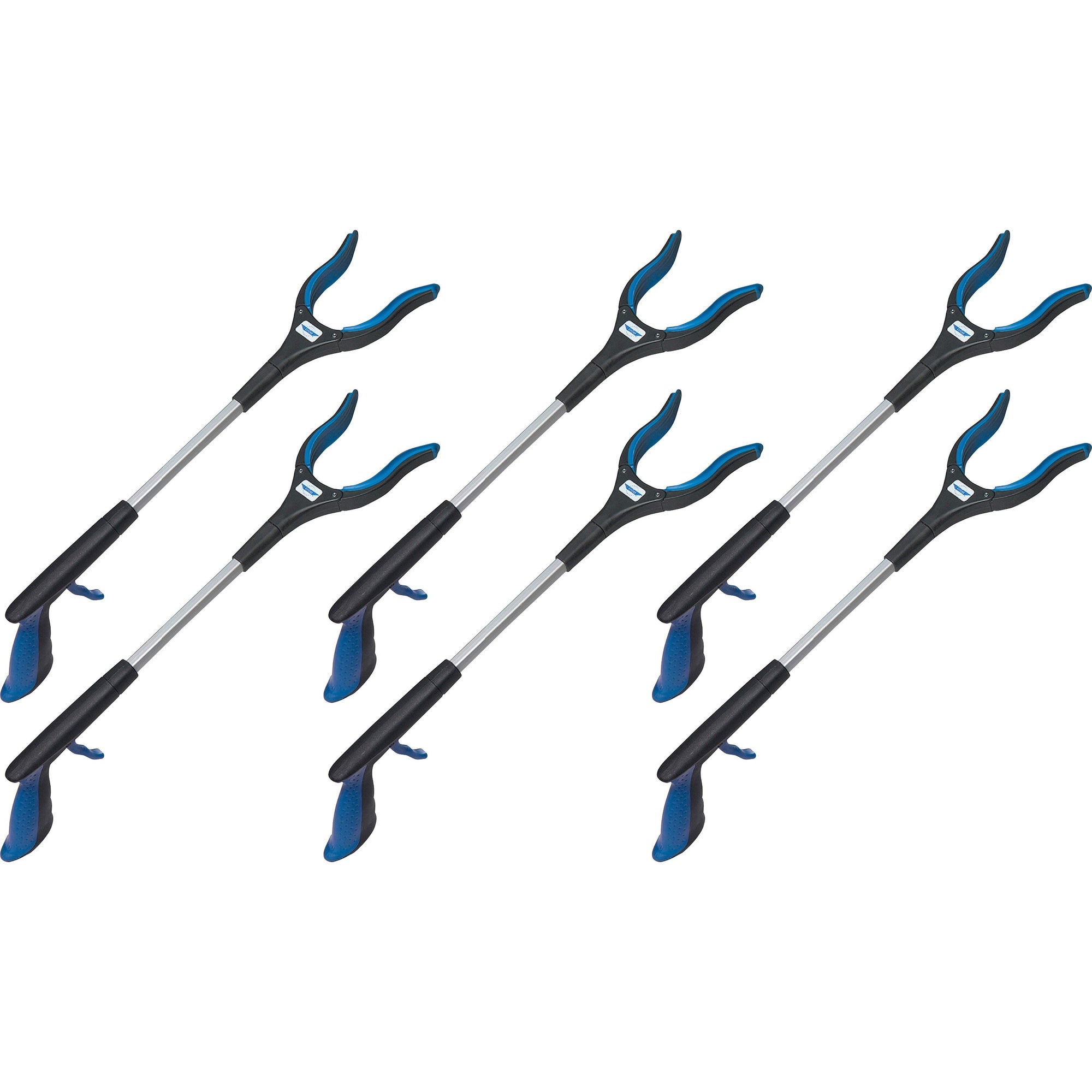 ettore-grip-n-grab-multipurpose-pickup-tool-16-reach-lightweight-rust-proof-articulating-head-comfortable-handle-aluminum-plastic-rubber-blue-6-carton_eto49016ct - 1