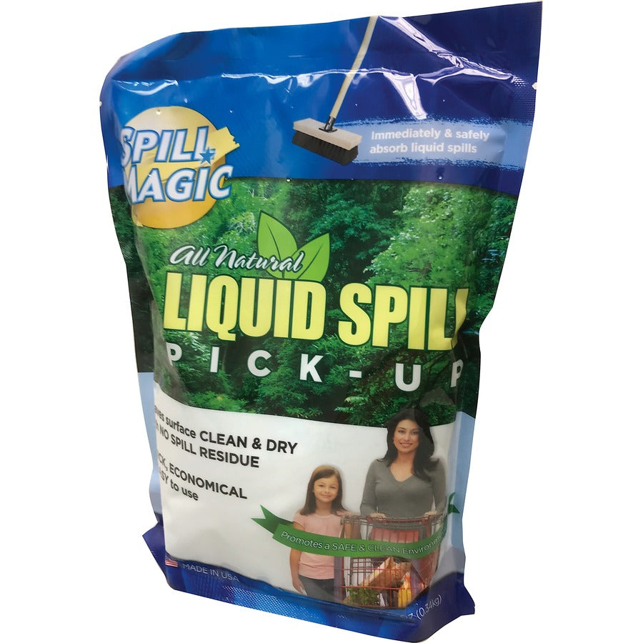 Spill Magic All-Purpose Spill Clean Up - 12/Carton - Blue