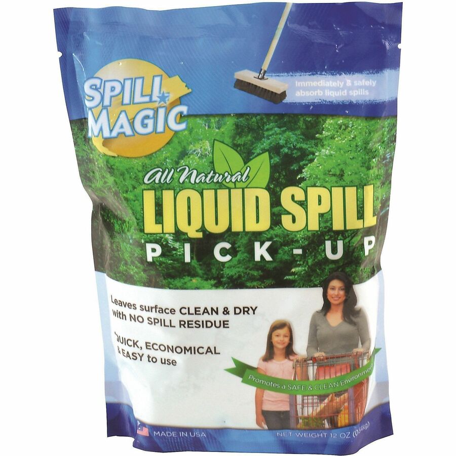 Spill Magic All-Purpose Spill Clean Up - 12/Carton - Blue