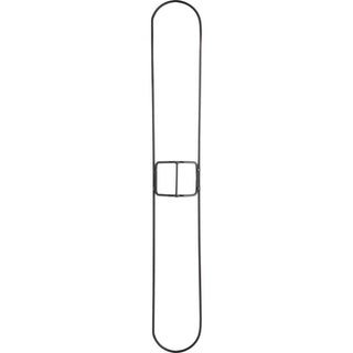 Genuine Joe Clip-On 36" Dust Mop Frame - 360deg Swivel, Rust Resistant, Chrome Plated, Reinforced - Chrome - Steel - 12 / Carton