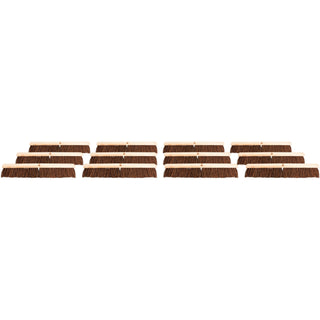 Genuine Joe 24" Push Broomhead - Palmyra Bristle - 24" Overall Length - 12 / Carton - 1