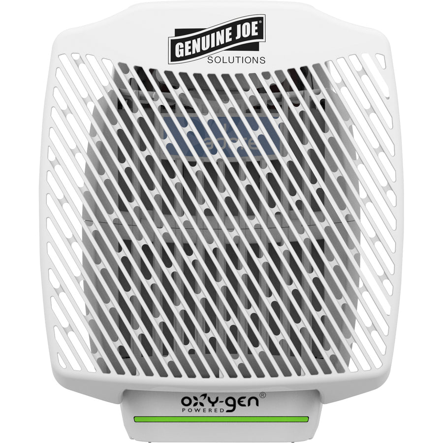 Genuine Joe Air Freshener Dispenser System - 30 Day Refill Life - 6000 ft Coverage - 6 / Carton - White