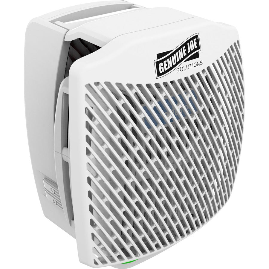 Genuine Joe Air Freshener Dispenser System - 30 Day Refill Life - 6000 ft Coverage - 6 / Carton - White