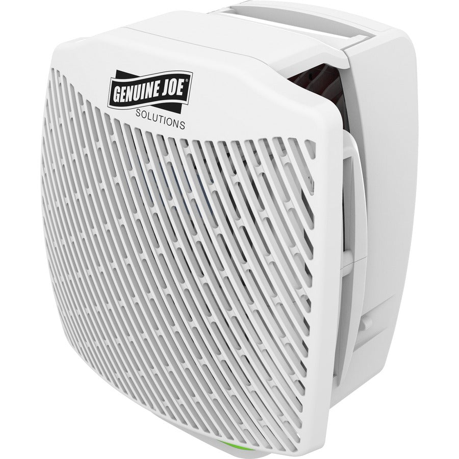 Genuine Joe Air Freshener Dispenser System - 30 Day Refill Life - 6000 ft Coverage - 6 / Carton - White