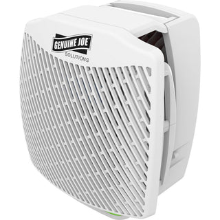 Genuine Joe Air Freshener Dispenser System - 30 Day Refill Life - 6000 ft Coverage - 6 / Carton - White