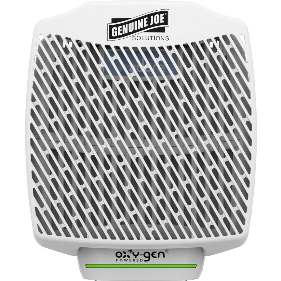 Genuine Joe Air Freshener Dispenser System - 30 Day Refill Life - 6000 ft Coverage - 6 / Carton - White