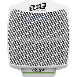 Genuine Joe Air Freshener Dispenser System - 30 Day Refill Life - 6000 ft Coverage - 6 / Carton - White