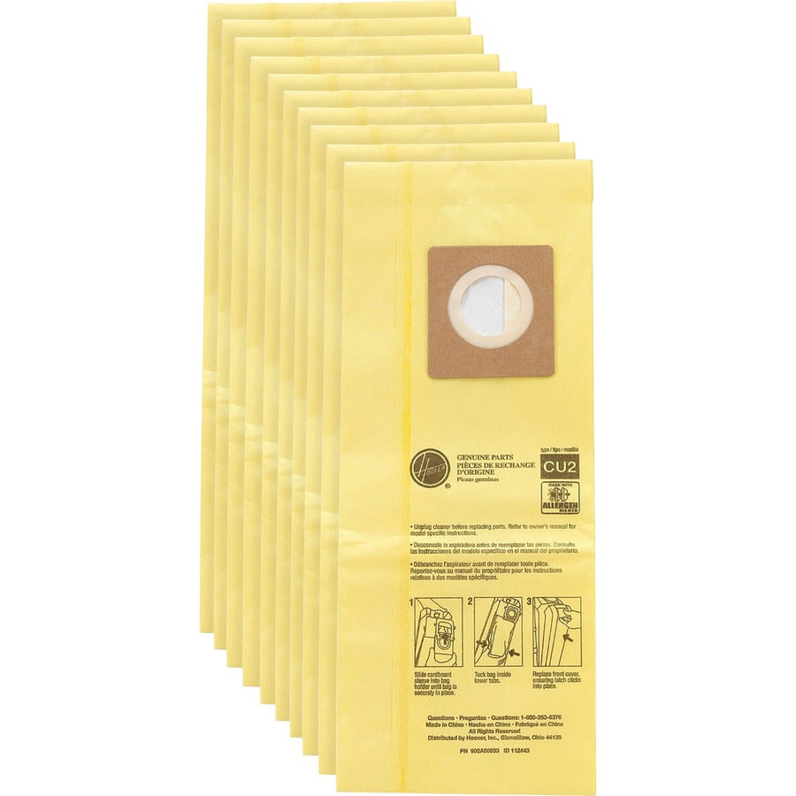 hoover-hushtone-vacuum-bags-40-carton-disposable-micro-allergen-yellow_hvrah10243ct - 2