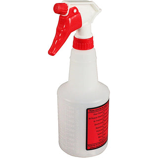 Spray Alert Spray Bottle - Leak Proof - 10.6" Height - 4.5" Width - 32 / Carton - White