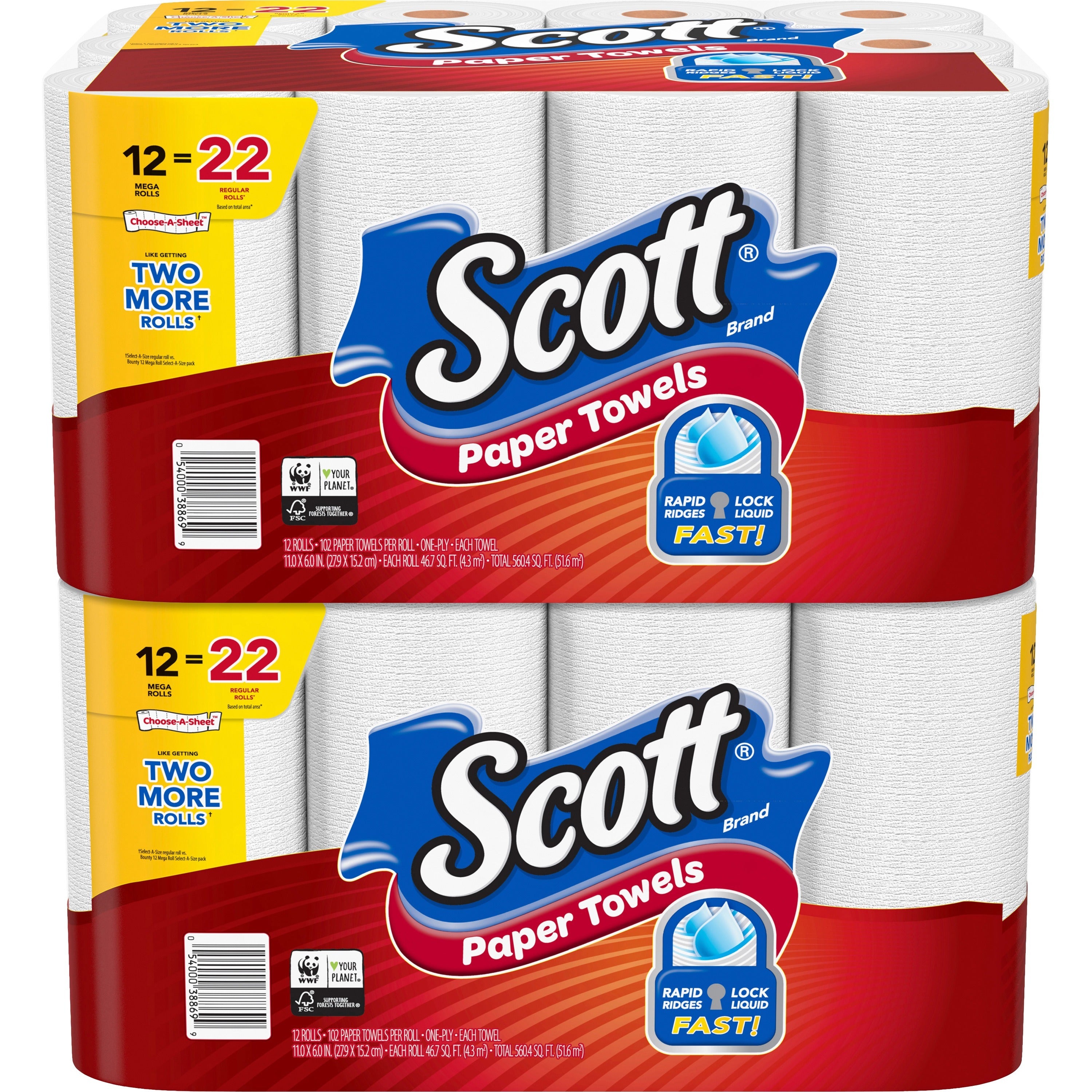 scott-choose-a-sheet-paper-towels-mega-rolls-1-ply-11-x-6-102-sheets-roll-white-perforated-absorbent-for-home-office-school-12-per-pack-2-carton_kcc38869ct - 1