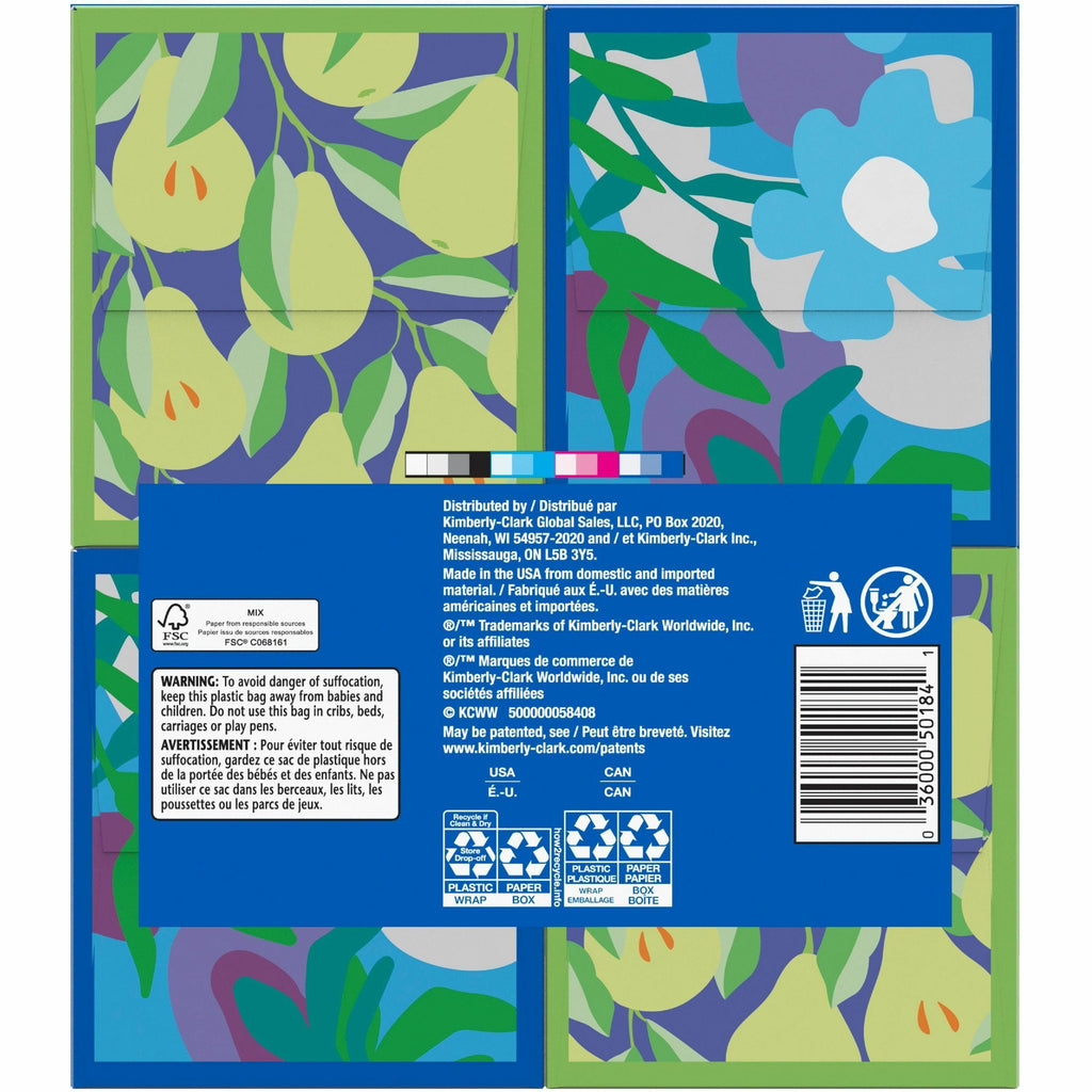 kleenex-trusted-care-tissues-2-ply-820-x-840-white-soft-strong-absorbent-durable-for-home-office-school-70-per-box-4-pack_kcc50184 - 3