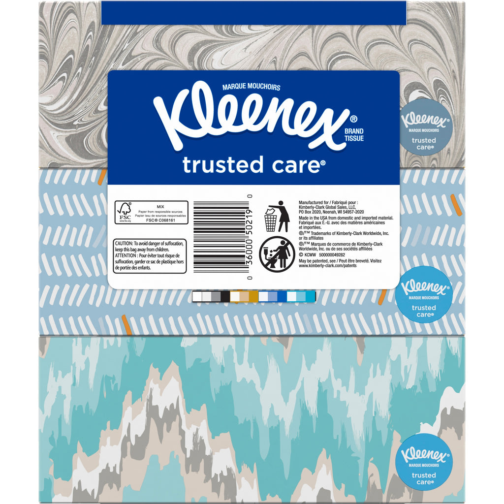 kleenex-trusted-care-facial-tissues-2-ply-820-x-840-white-soft-strong-absorbent-durable-for-home-office-school-144-per-box-3-pack_kcc50219 - 3