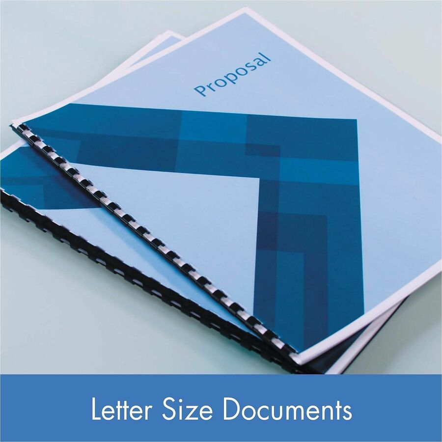 Mead CombBind Binding Spines - 0.25" Maximum Capacity - 25 x Sheet Capacity - For Letter 8 1/2" x 11" Sheet - Plastic - 125 / Box