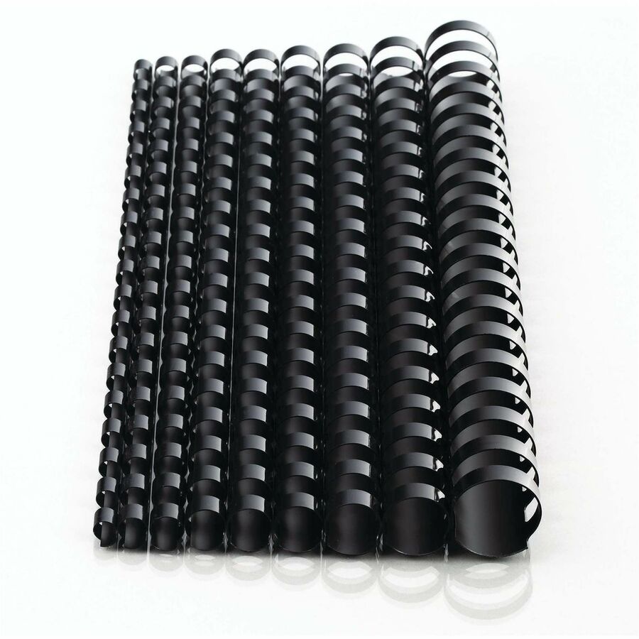 Mead CombBind Binding Spines - 0.43" Maximum Capacity - 70 x Sheet Capacity - For Letter 8 1/2" x 11" Sheet - Plastic - 125 / Box