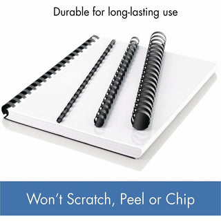 Mead CombBind Binding Spines - 0.75" Maximum Capacity - 150 x Sheet Capacity - For Letter 8 1/2" x 11" Sheet - Plastic - 125 / Box