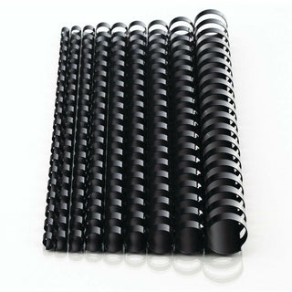 Mead CombBind Binding Spines - 0.56" Maximum Capacity - 105 x Sheet Capacity - For Letter 8 1/2" x 11" Sheet - Plastic - 125 / Box