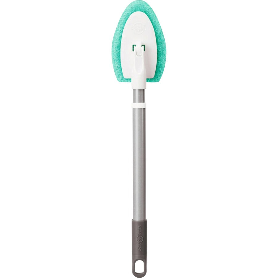 Scotch-Brite Bath Scrubber - 24" Handle Length - Plastic Handle - 4 / Carton