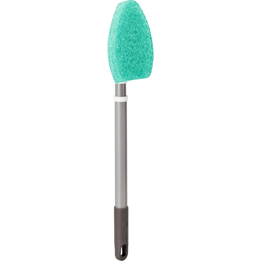 Scotch-Brite Bath Scrubber - 24" Handle Length - Plastic Handle - 4 / Carton