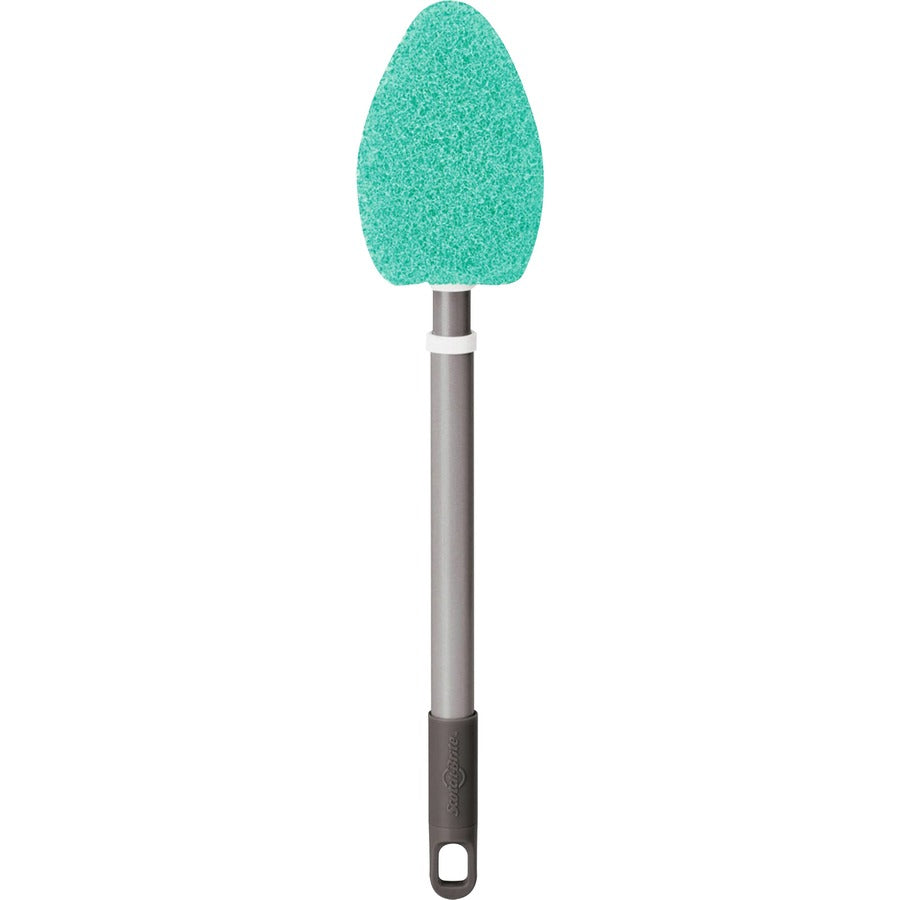 Scotch-Brite Bath Scrubber - 24" Handle Length - Plastic Handle - 4 / Carton